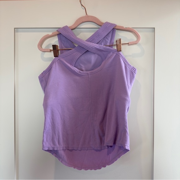 PopFlex Not Your Typical Tank (Built-in Bra) - Mystic Purple - Picture 4 of 7